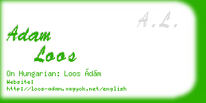 adam loos business card